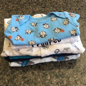Baby Boys Onesies & Footie Sleepers Bundle